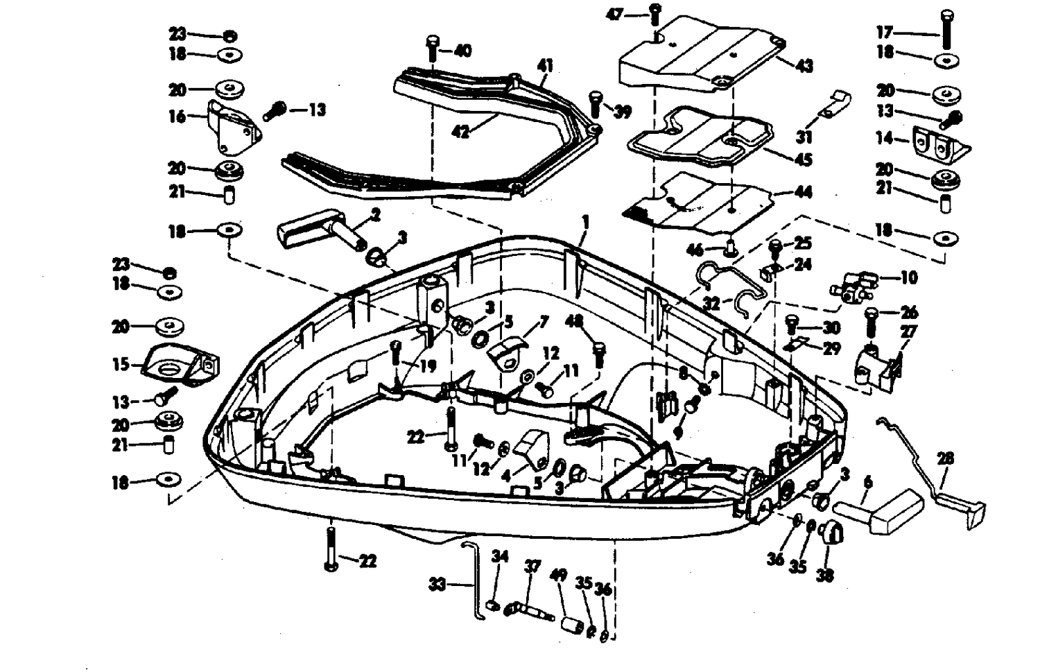 LOWER MOTOR COVER GROUP