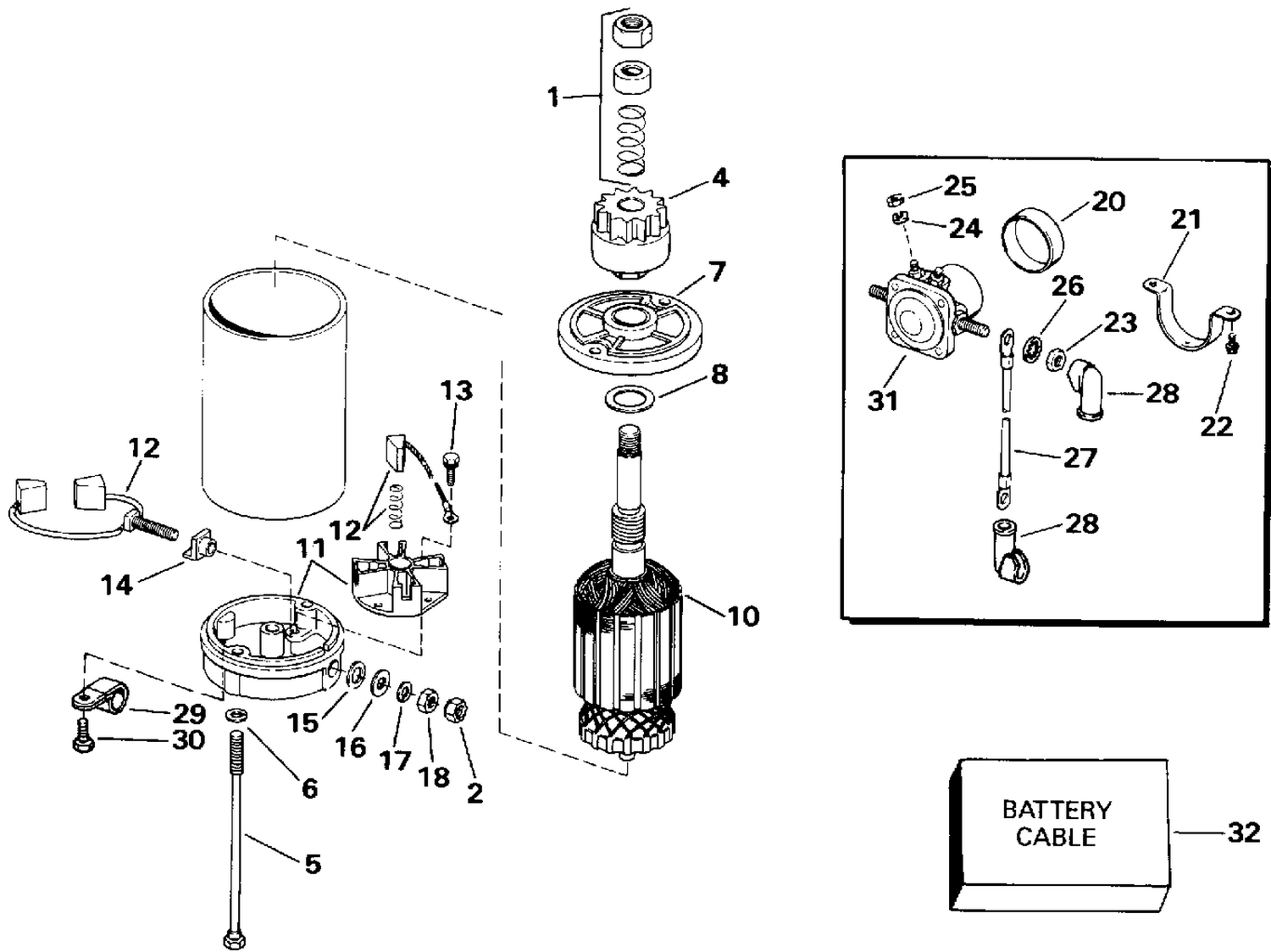 ELECTRIC STARTER & SOLENOID