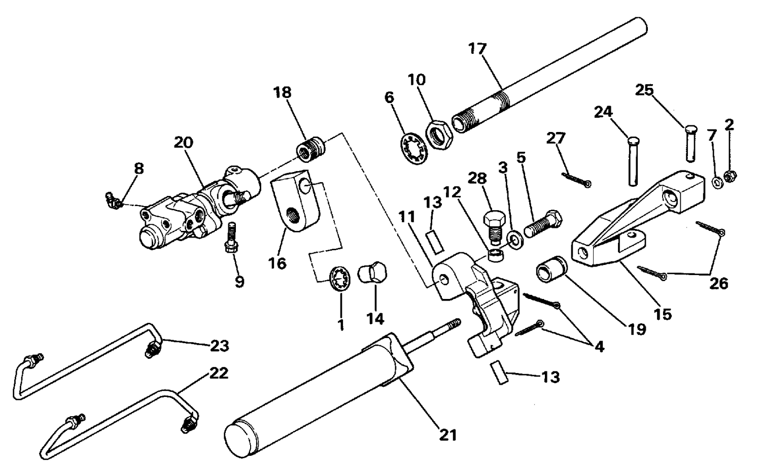 POWER STEERING CYLINDER