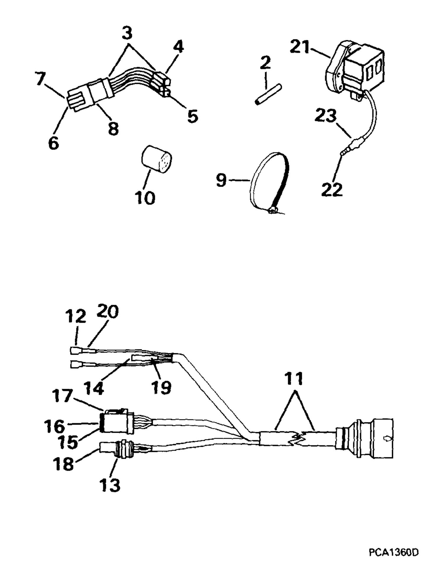CABLE ADAPTER KIT -- 99 CONTROL TO 95 ENGINE