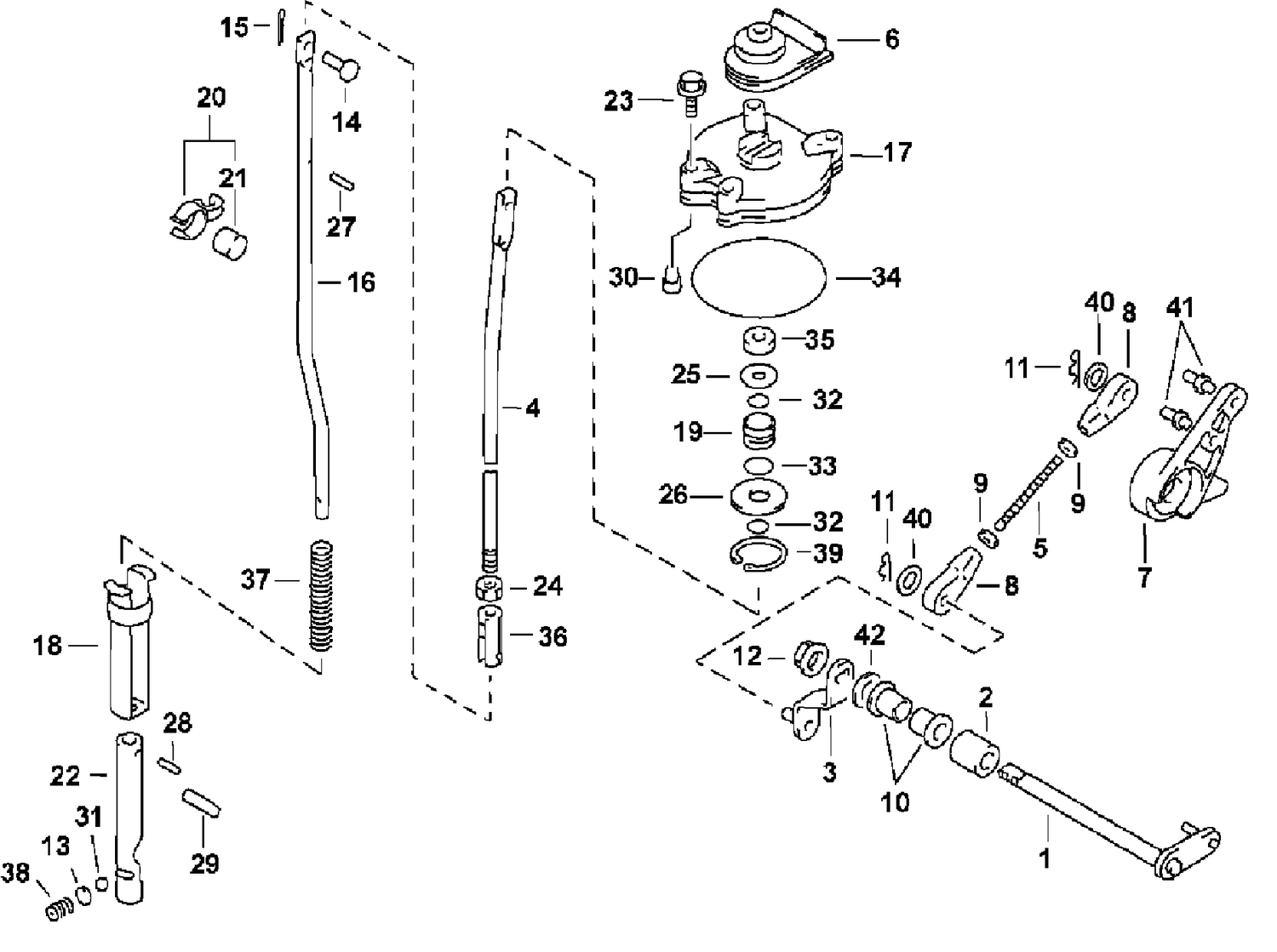 SHIFT ROD & LEVER