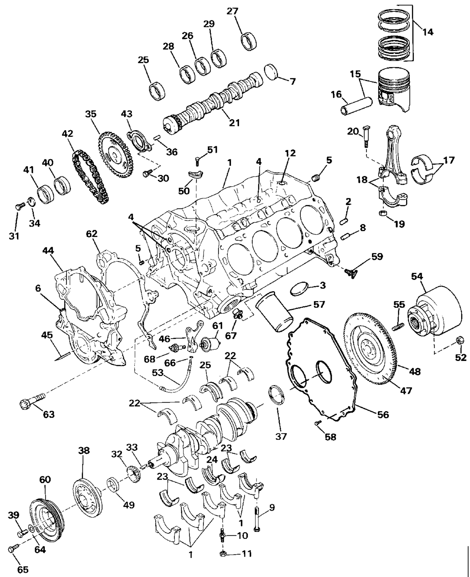 CRANKCASE - 5.0 LITRE