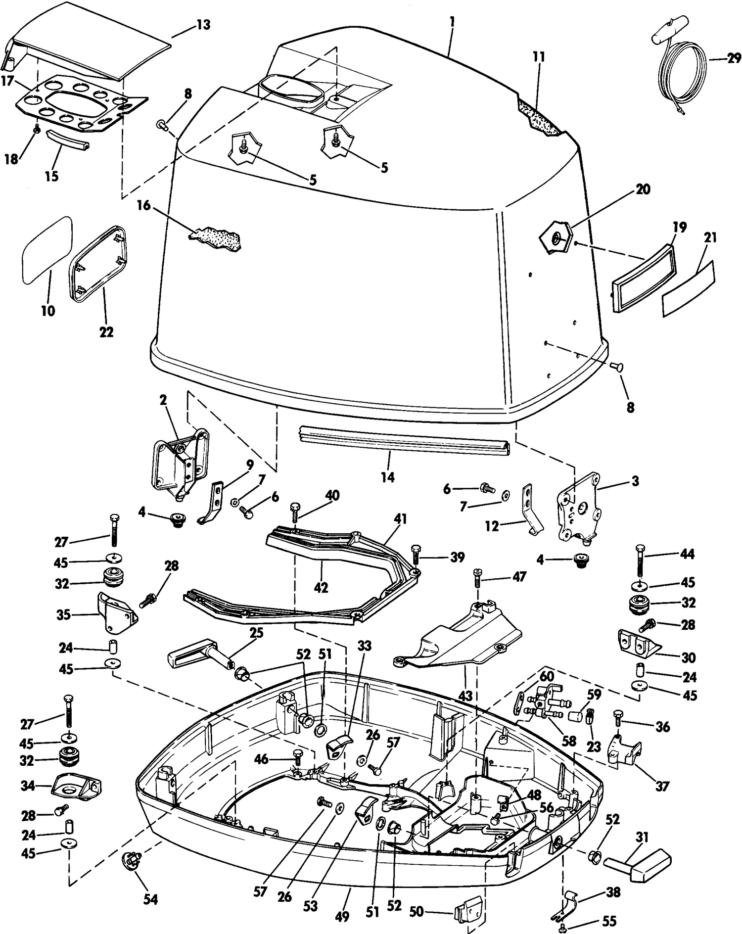 ENGINE COVER - JOHNSON