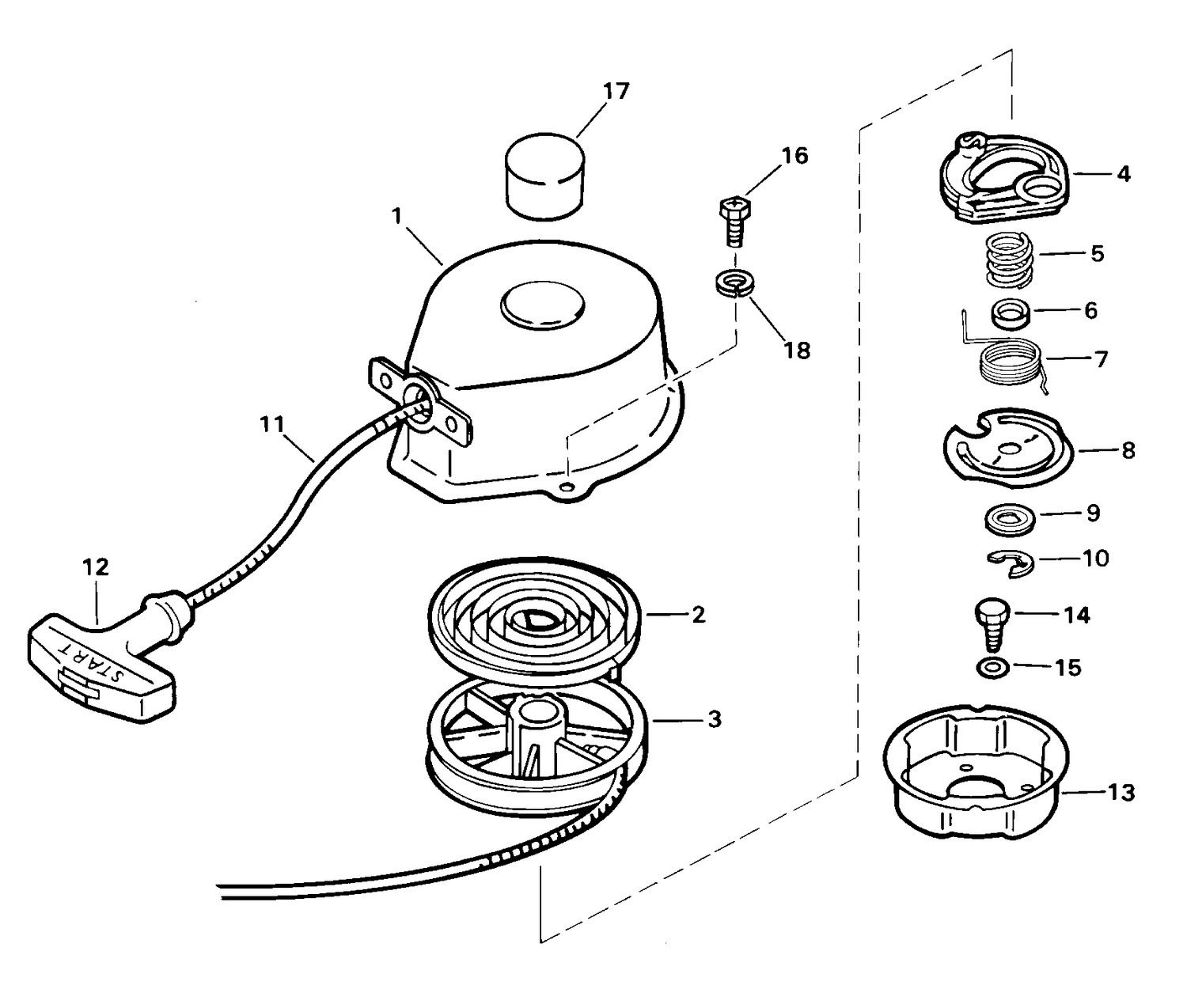 RECOIL STARTER ASSEMBLY