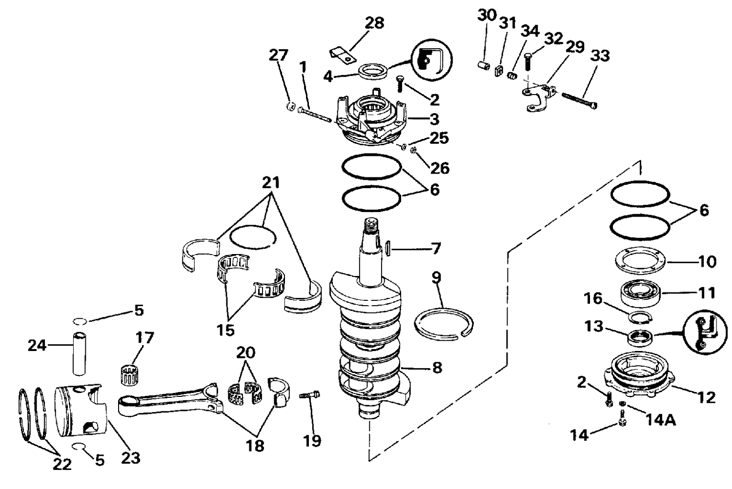 CRANKSHAFT & PISTON