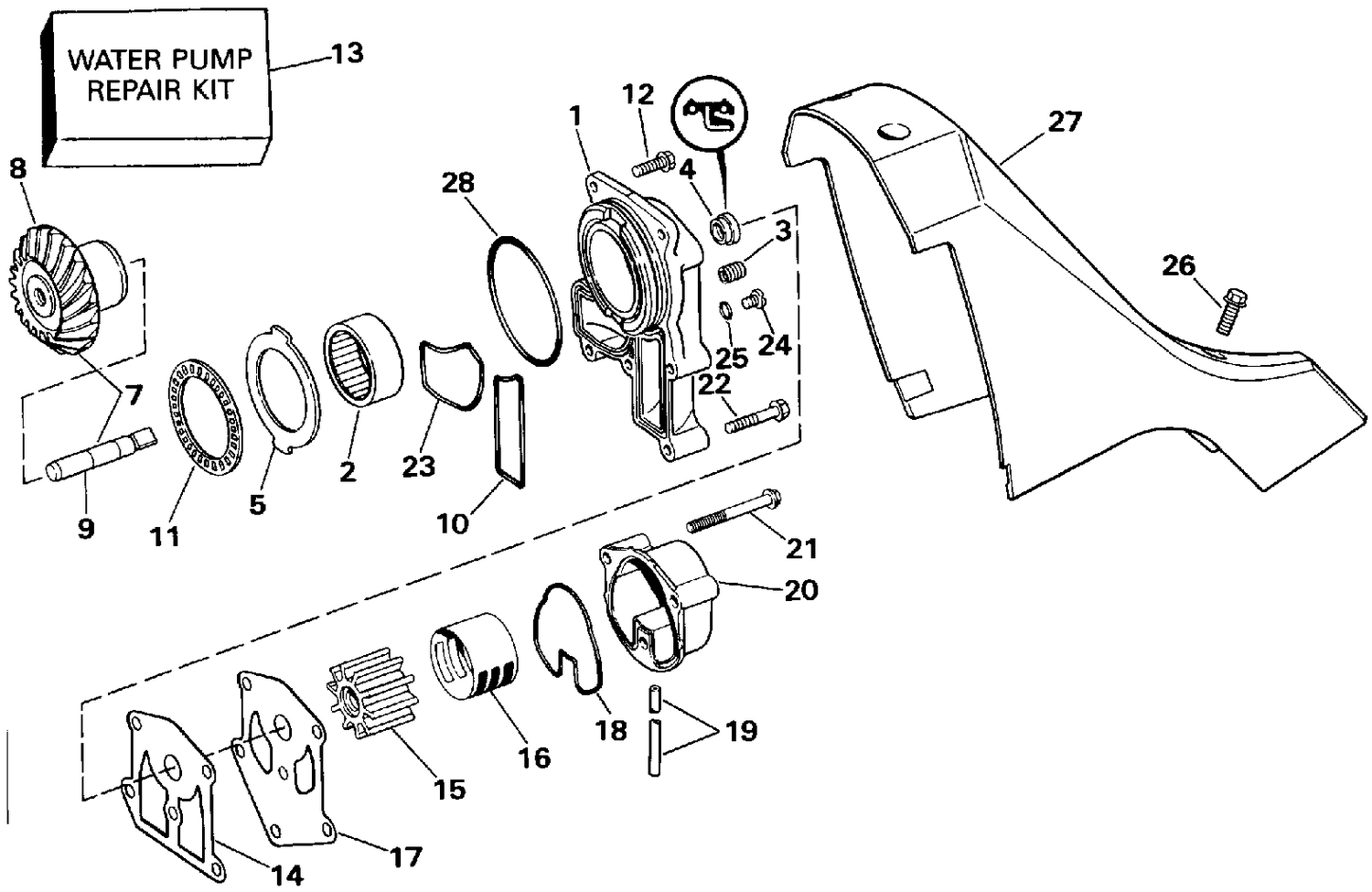 WATER PUMP AND ADAPTOR