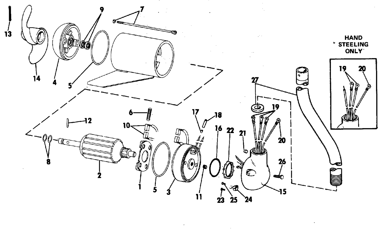 MOTOR AND ADAPTOR GROUP/24 VOLT