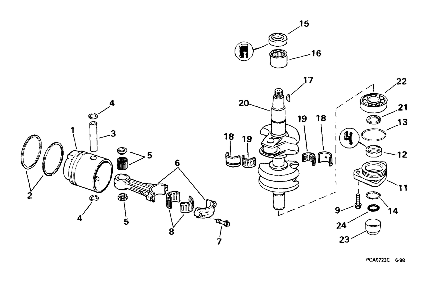 CRANKSHAFT & PISTON