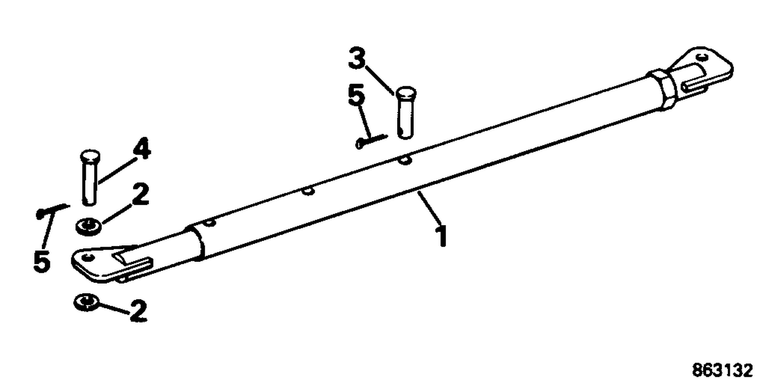 TIE BAR KIT - DUAL ENGINE
