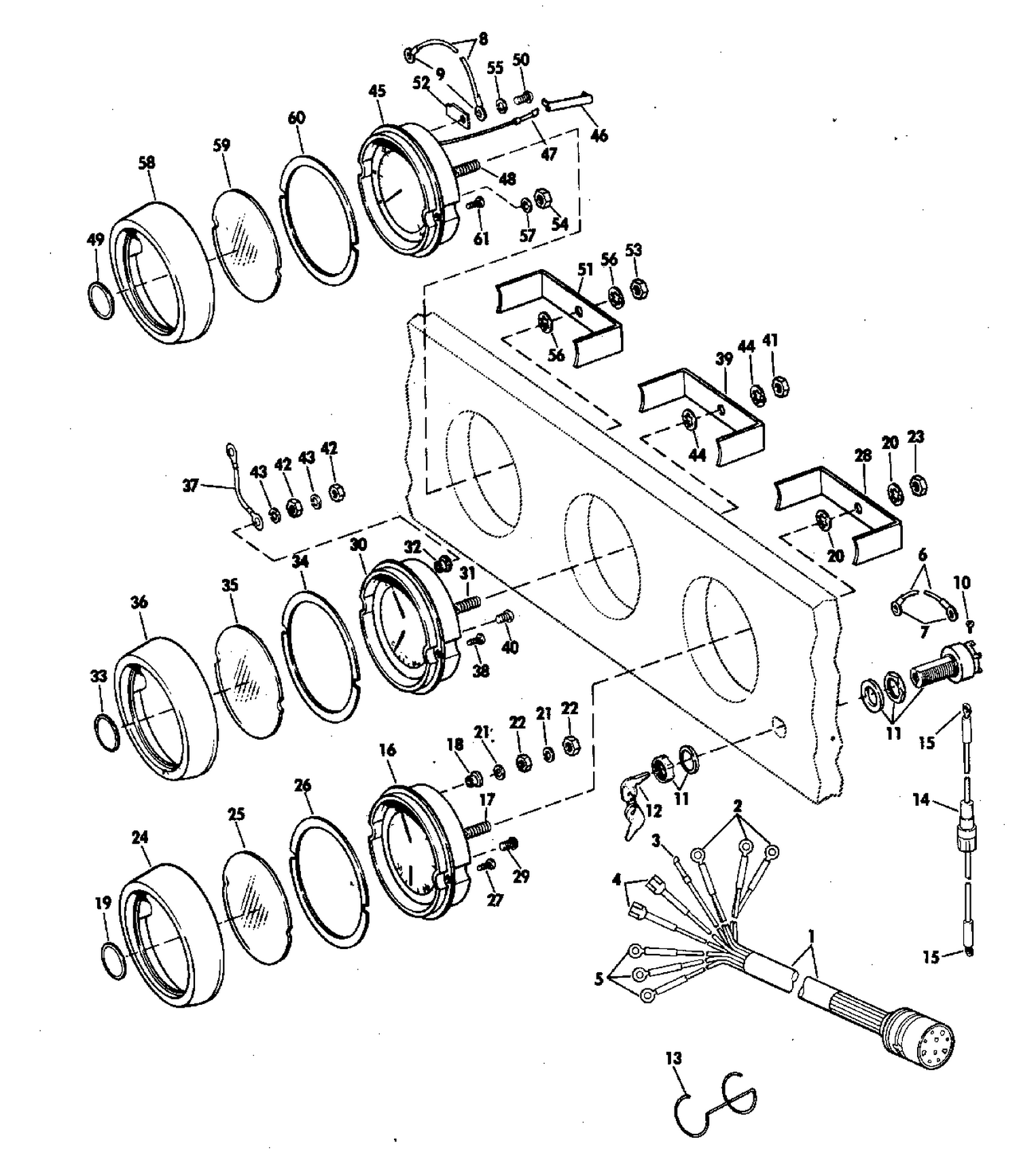 INSTRUMENT KIT ASSEMBLY-SUN SHIELDED OPTIONAL ITEM-ALL MODEL