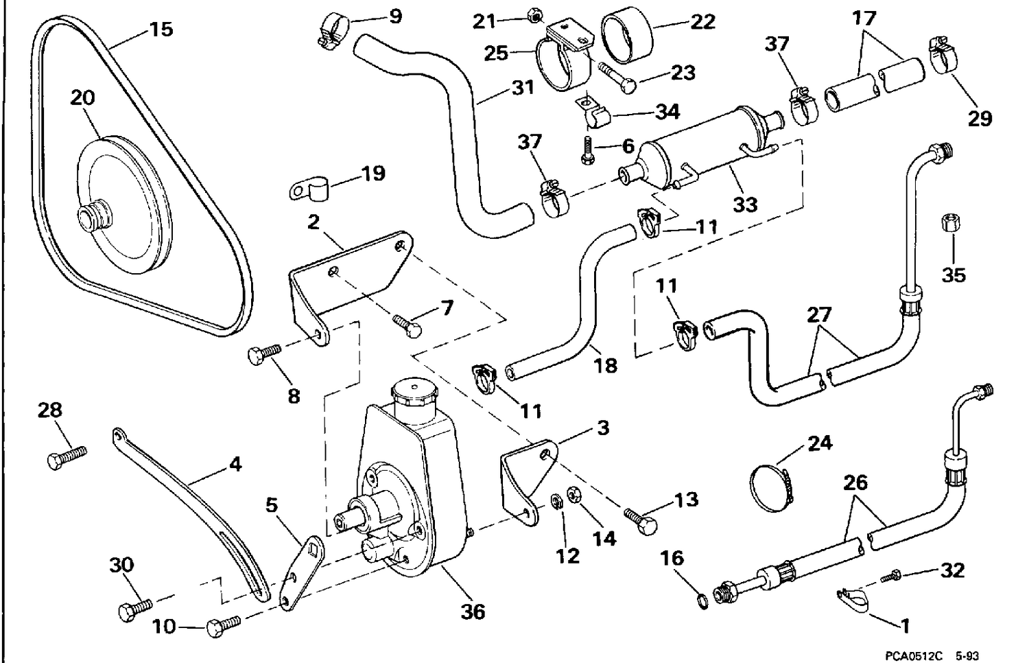 POWER STEERING PUMP