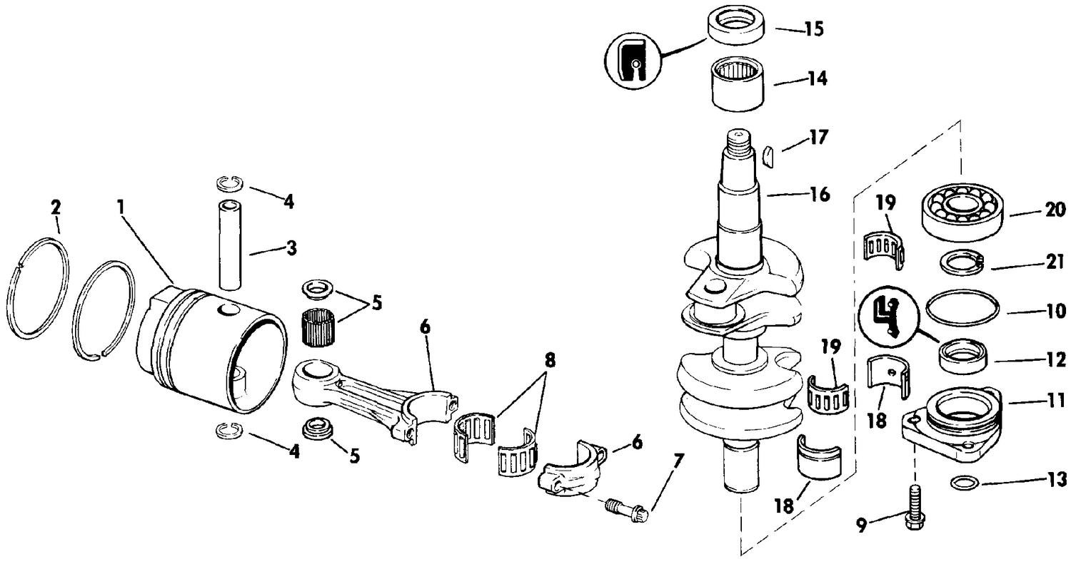 CRANKSHAFT & PISTON