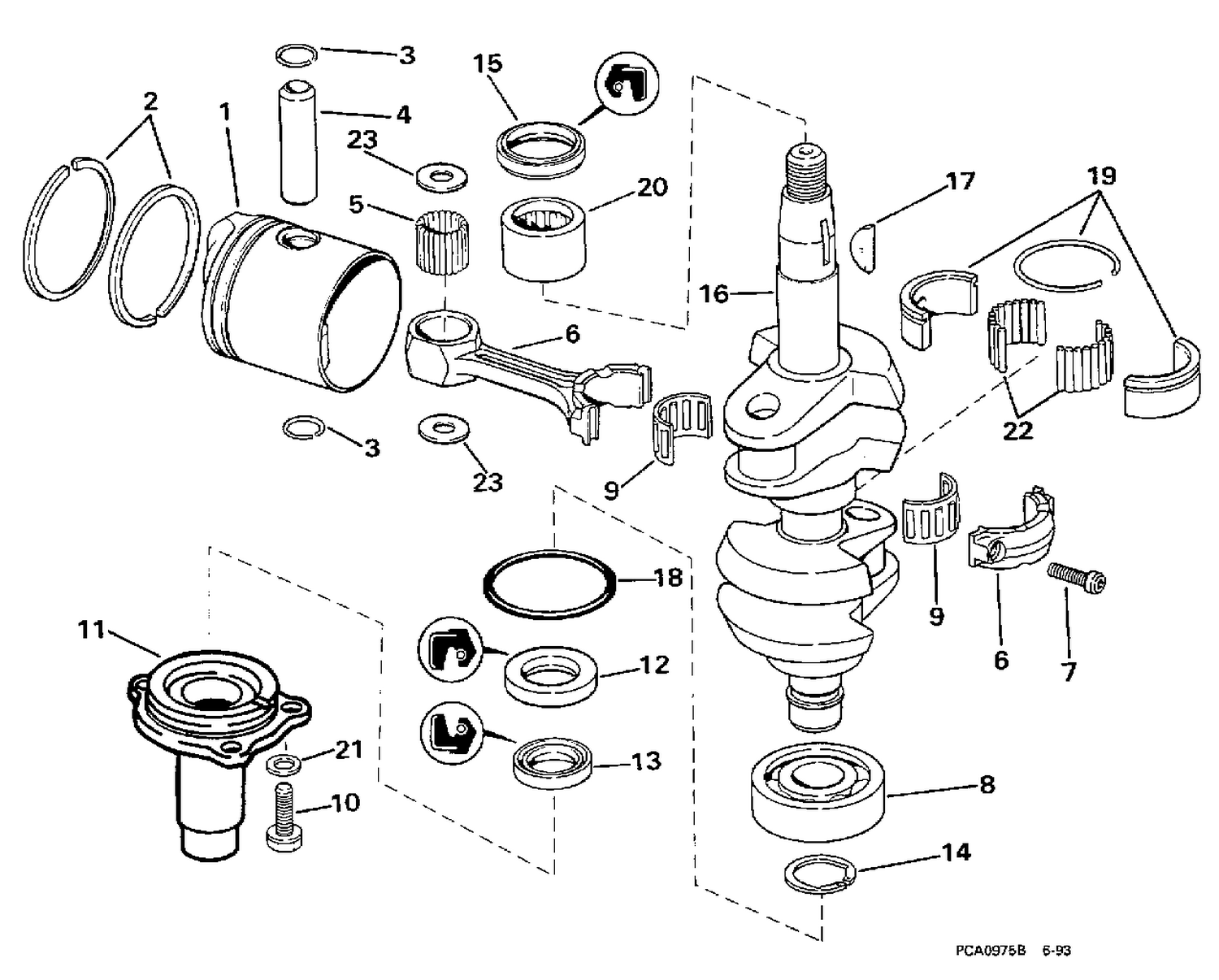 CRANKSHAFT & PISTON