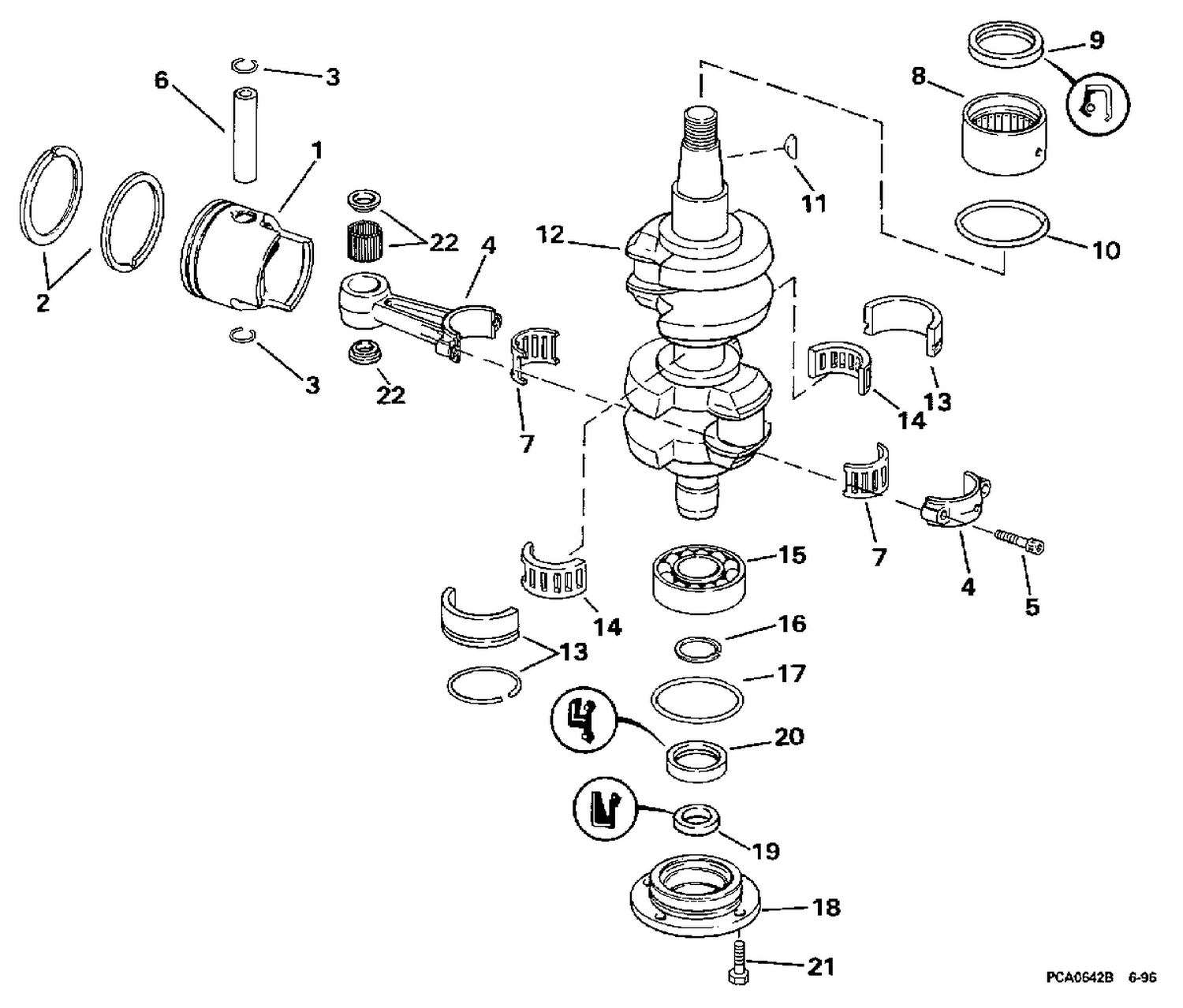 CRANKSHAFT & PISTON