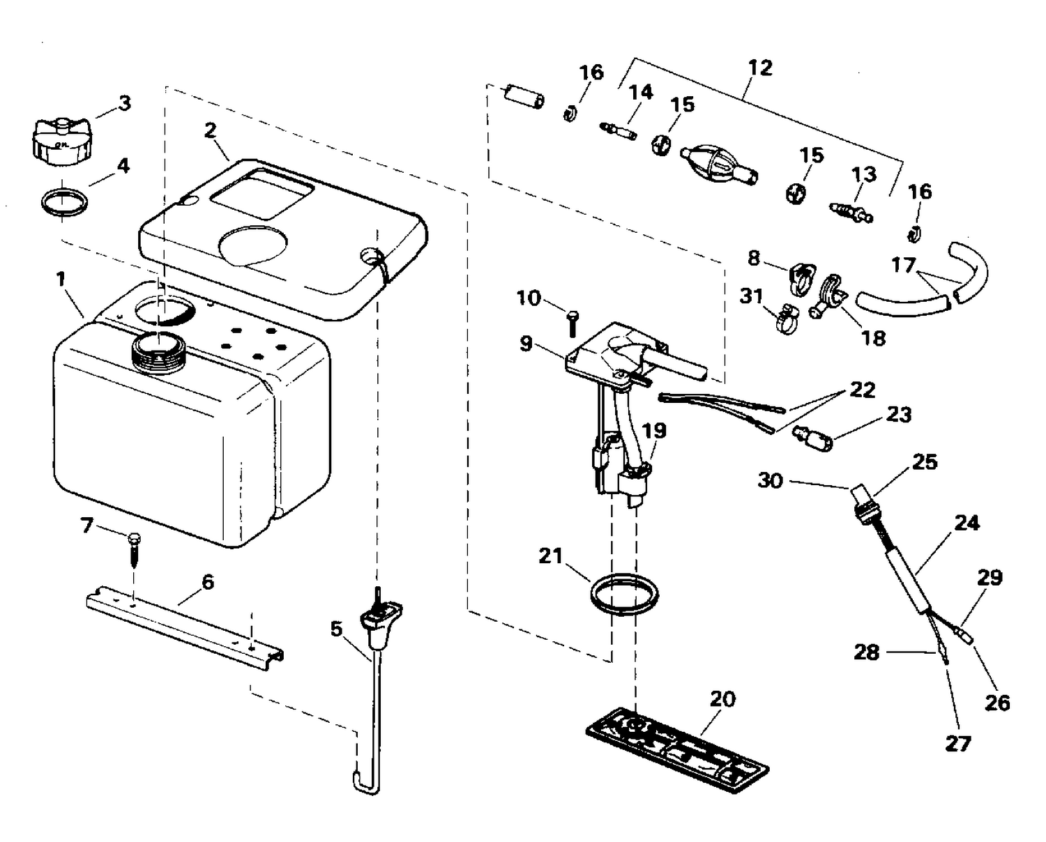 OIL TANK KIT - 1.8 GALLON