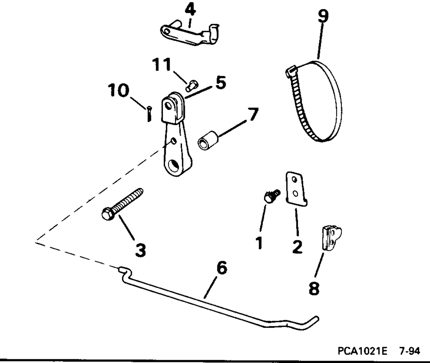 REMOTE CONTROL ADAPTER KIT - 9.9, 15 (2-CYCLE)