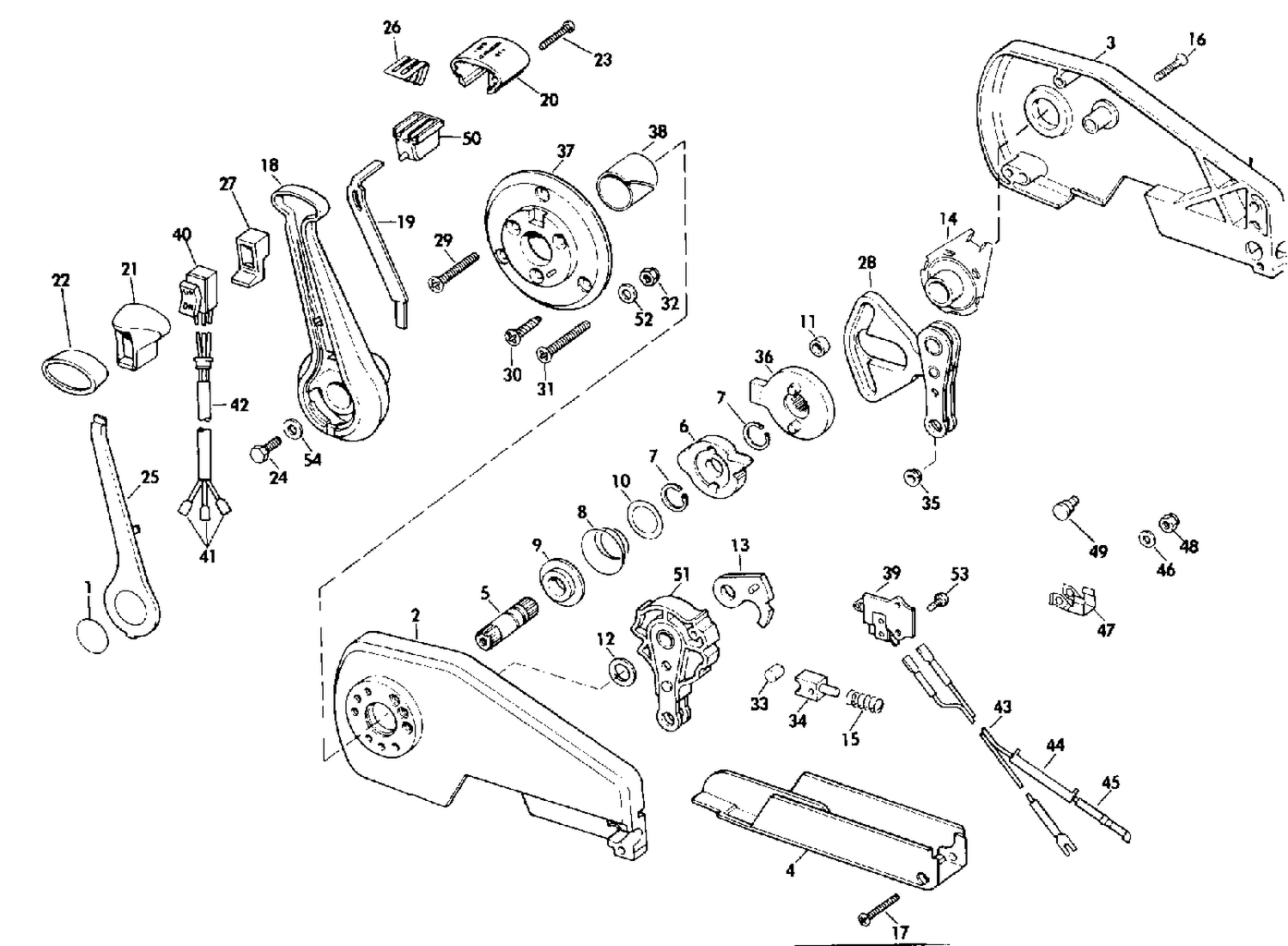 REMOTE CONTROL ASSEMBLY - CONCEALED SIDE MOUNT