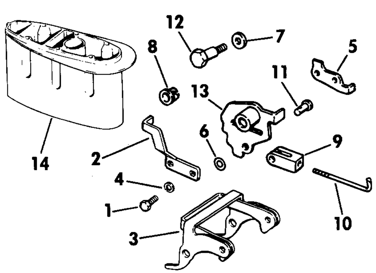 REVERSE THRUST KIT 9.9, 15 LONG MODELS ONLY
