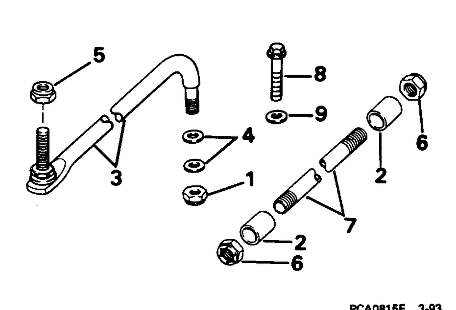 TILT TUBE STEERING KIT - 9.9, 15