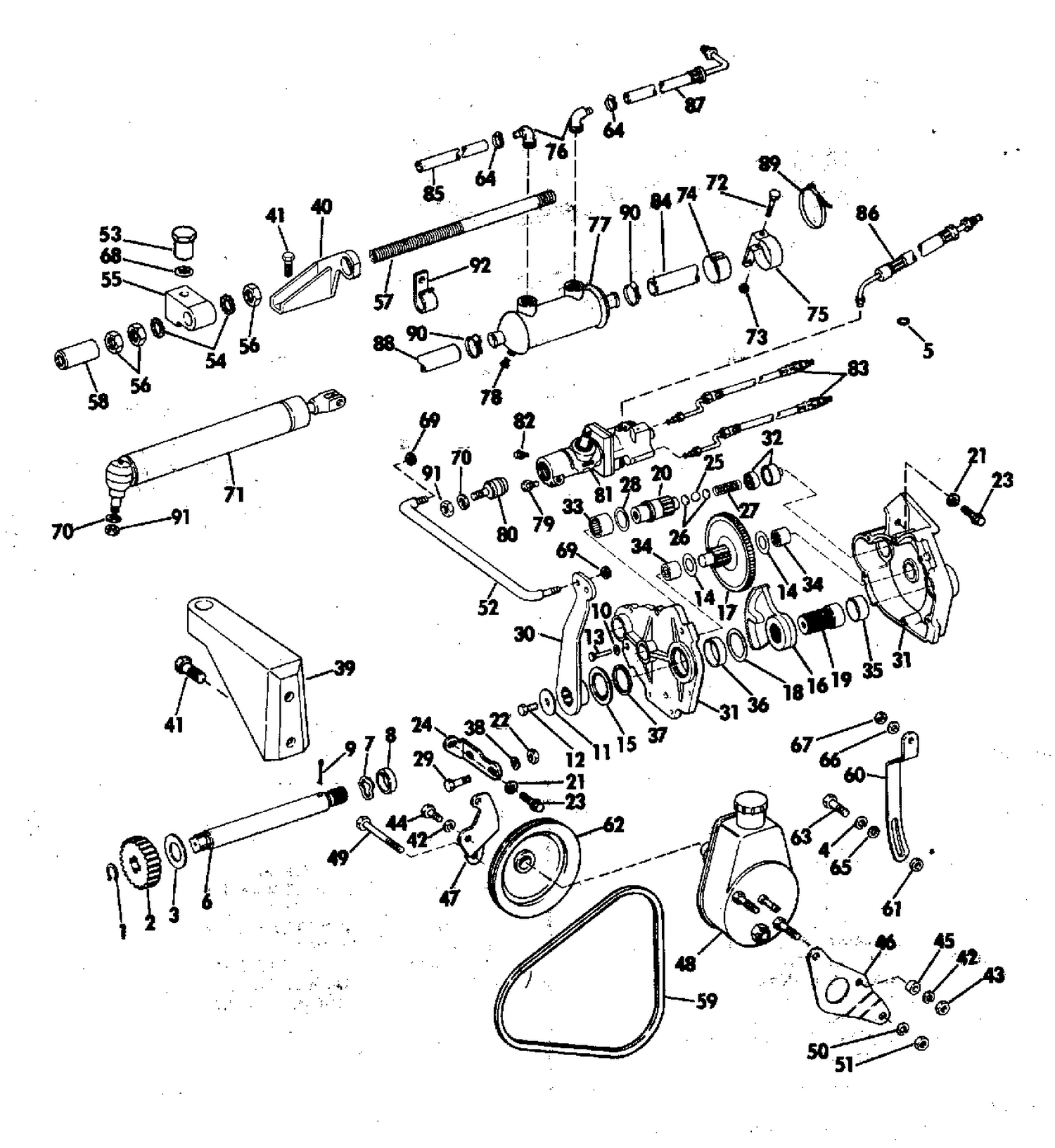 POWER STEERING GROUP 200-230-260 MODELS