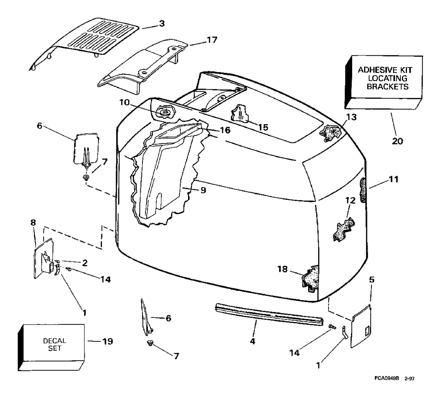 ENGINE COVER - JOHNSON