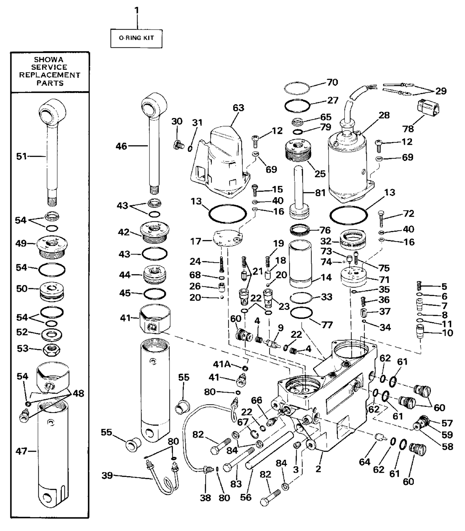 POWER TRIM/TILT HYDRAULIC ASSEMBLY