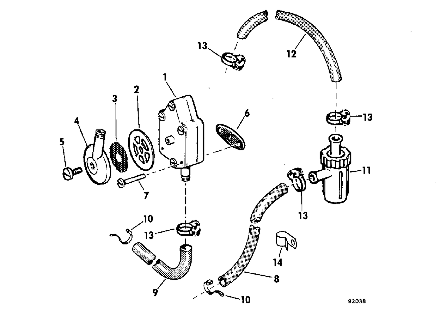 FUEL PUMP AND FILTER