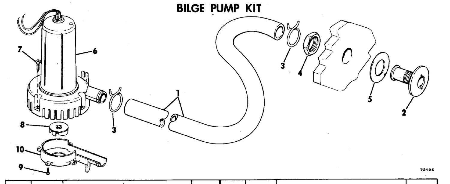 BILGE PUMP KIT