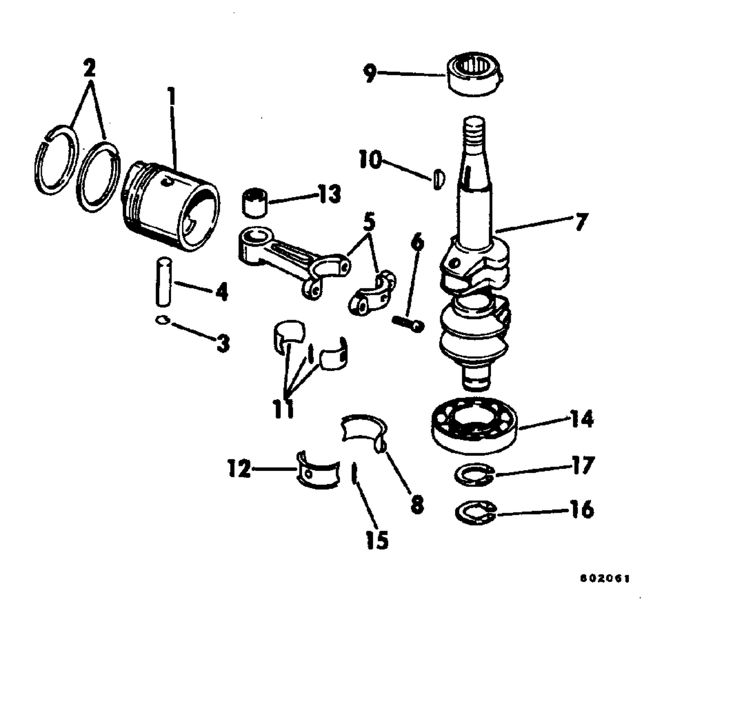 CRANKSHAFT & PISTON-7.5