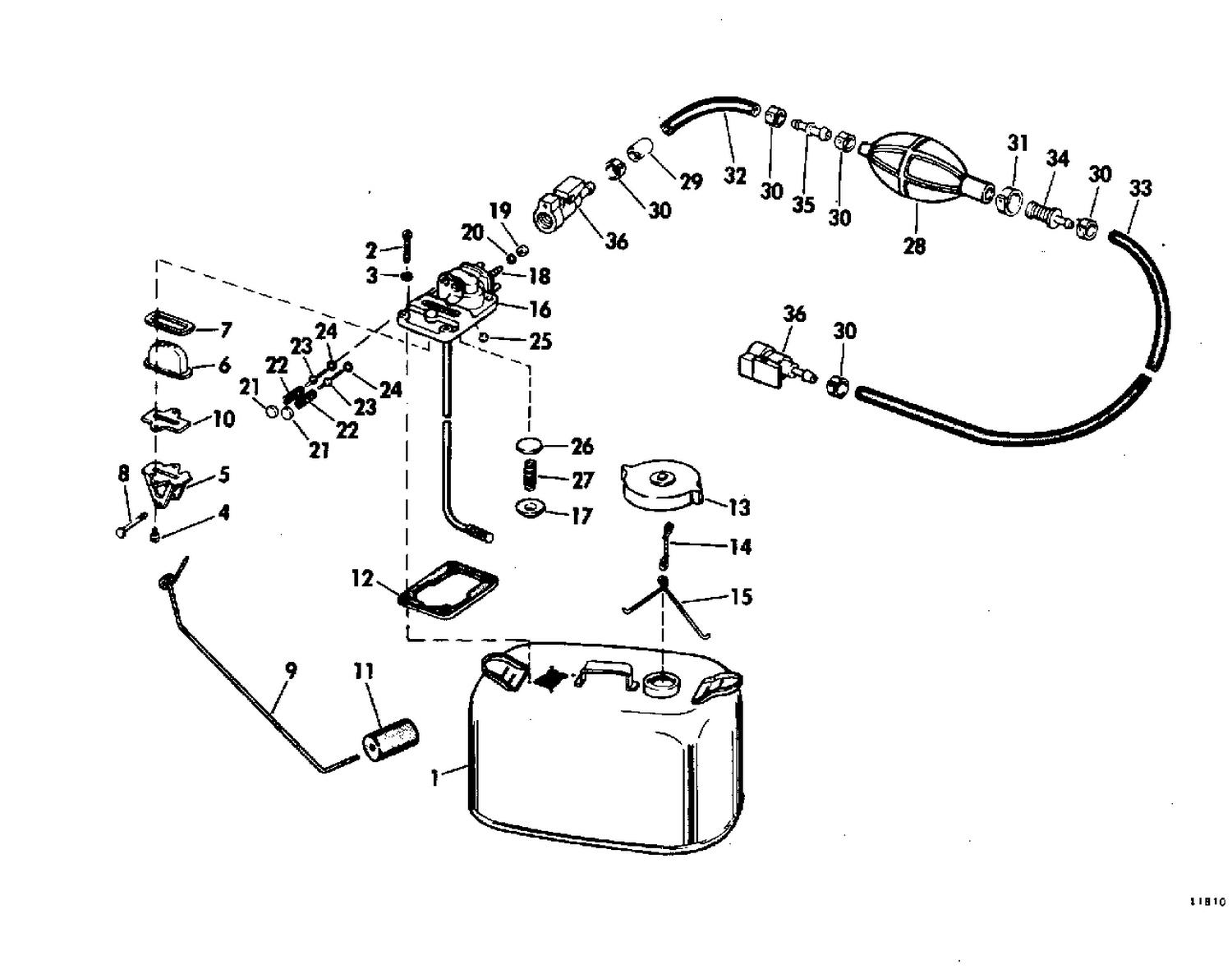 FUEL TANK - 6 GALLON