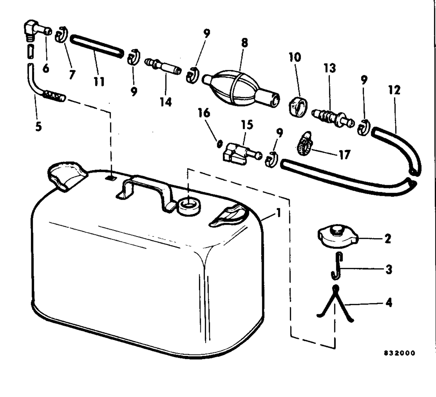 FUEL TANK ASSY.WITHOUT GAUGE