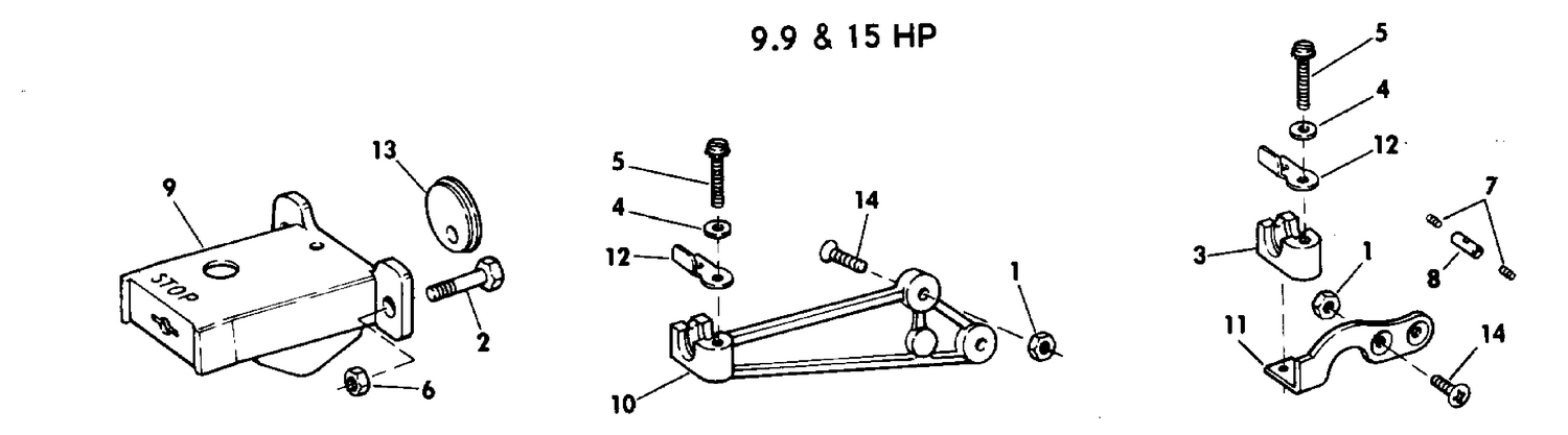 ADAPTER KITS-REMOTE CONTROL 9.9 & 15 HP