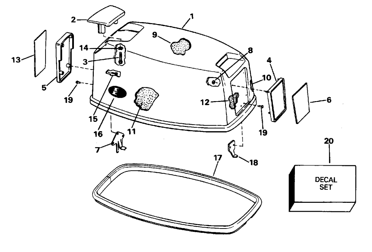 ENGINE COVER - EVINRUDE