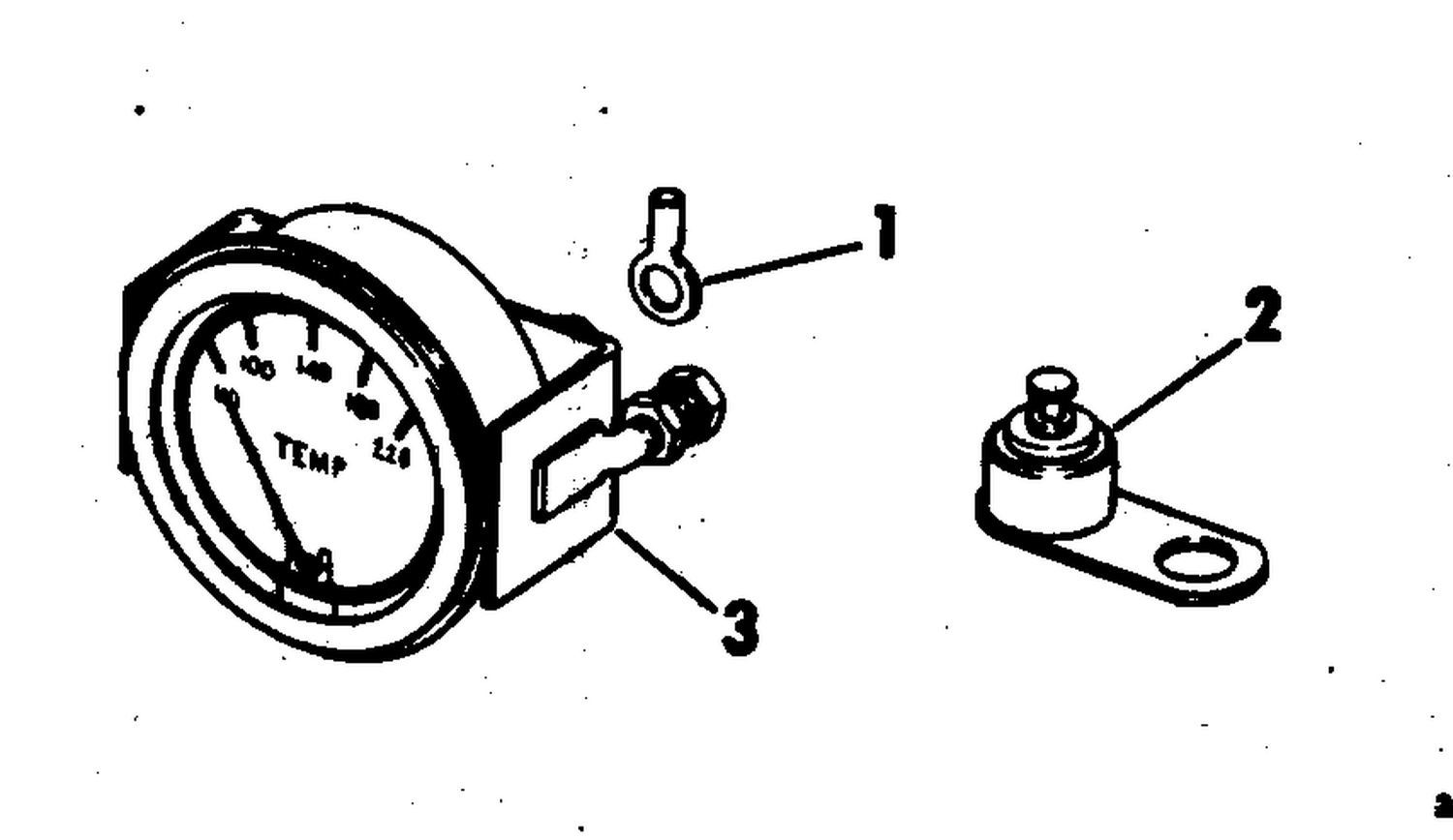 OUTBOARD WATER TEMPERATURE GAUGE KIT
