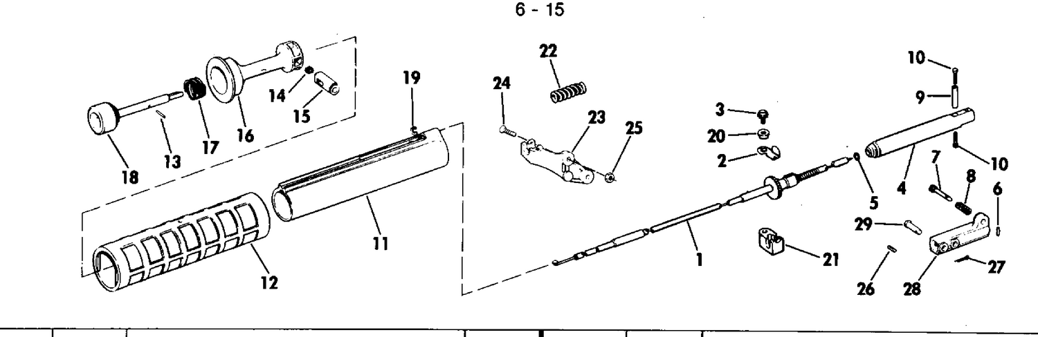 SHIFT HANDLE KIT 6 - 15