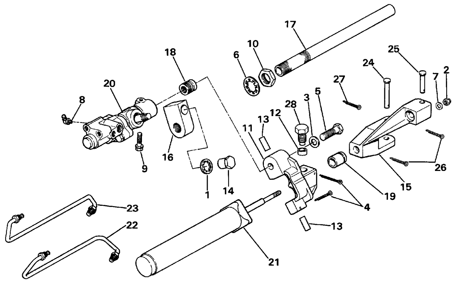 POWER STEERING CYLINDER