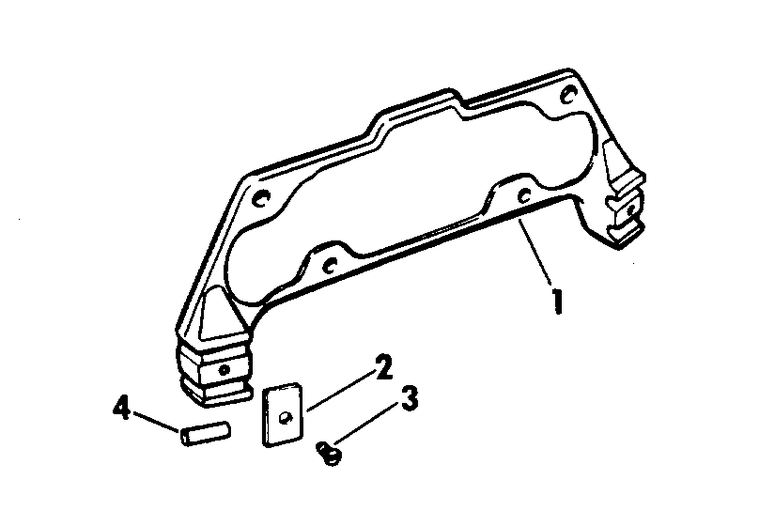 TRANSOM PLATE KIT 4 - 40 HP