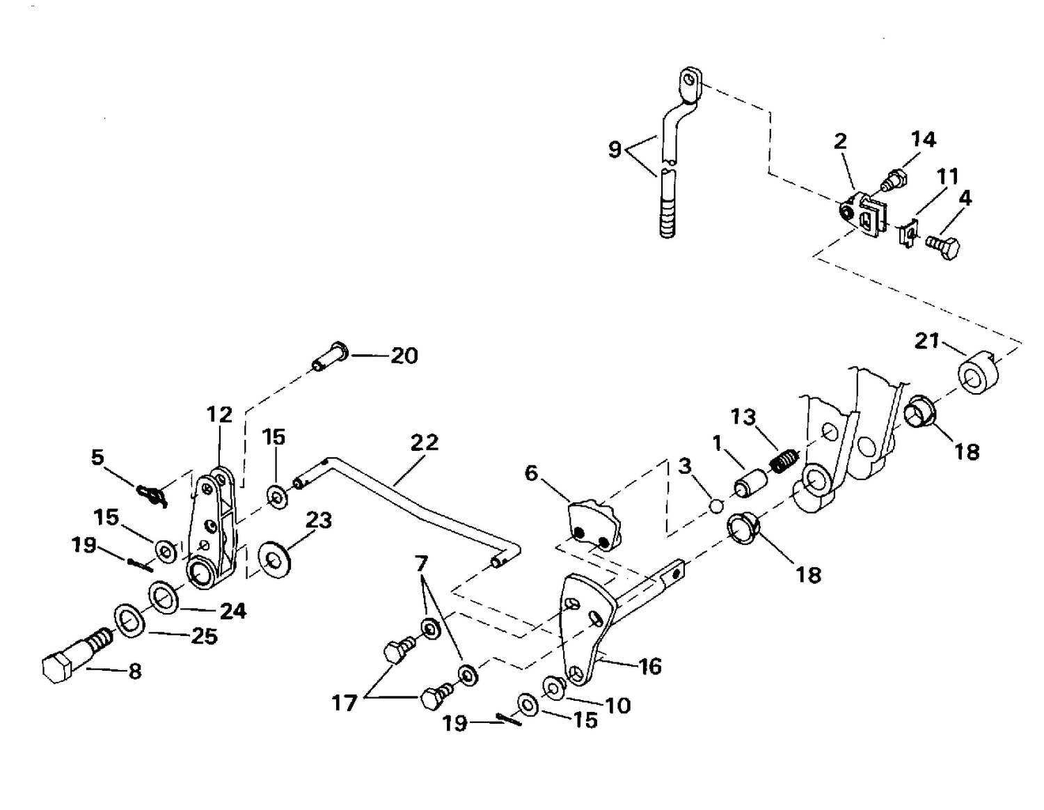 SHIFT & THROTTLE LINKAGE (CONTINUED)