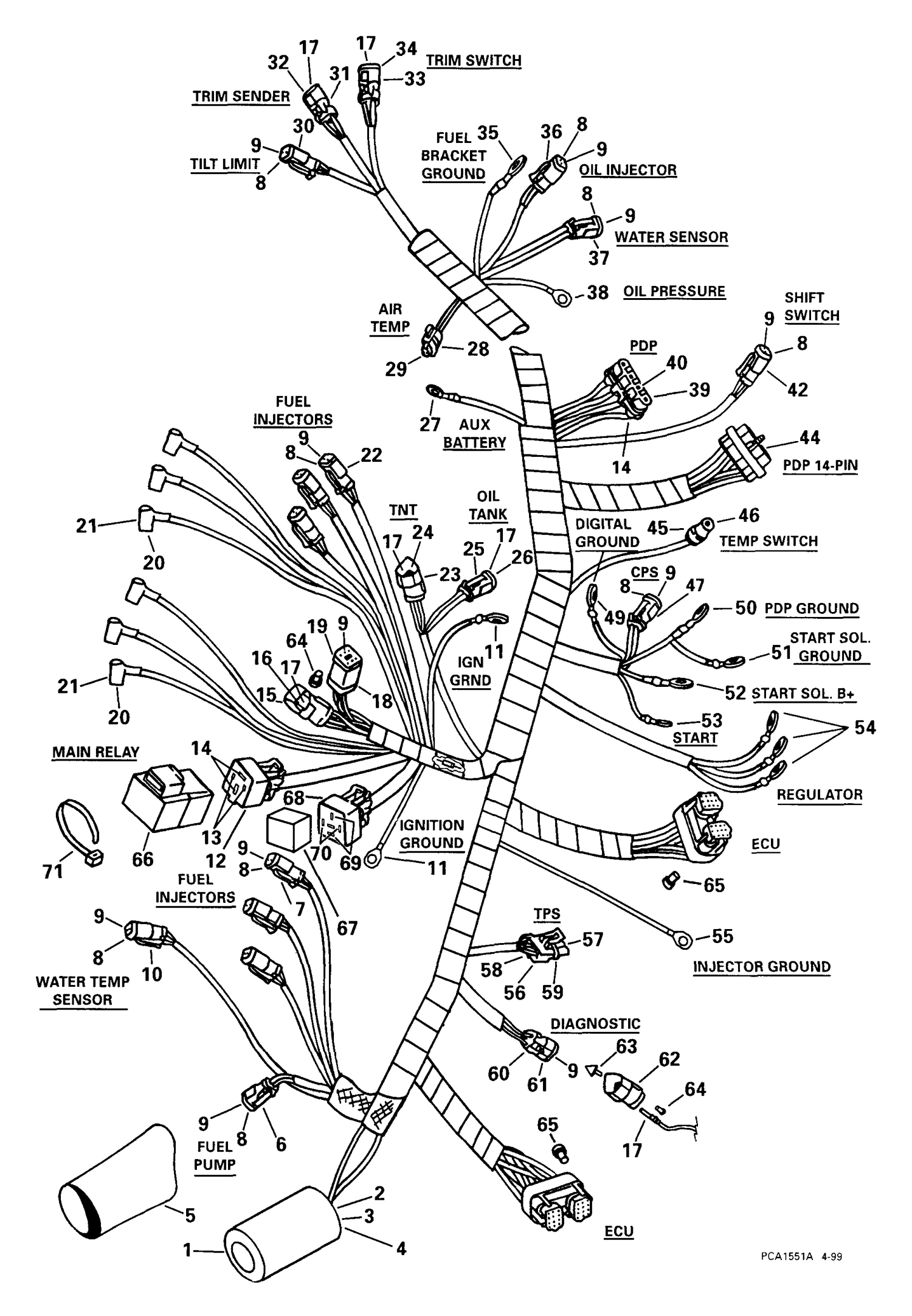 MOTOR CABLE ASSEMBLY