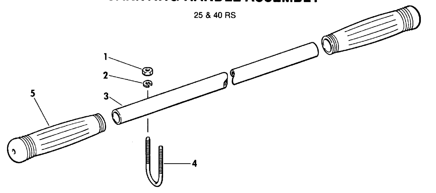 CARRYING HANDLE ASSEMBLY 35 & 40RS