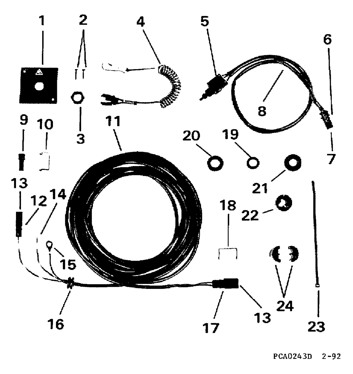 EMERGENCY IGN. STOP SWITCH - 5-55 DASH OR GUNWALE MOUNT