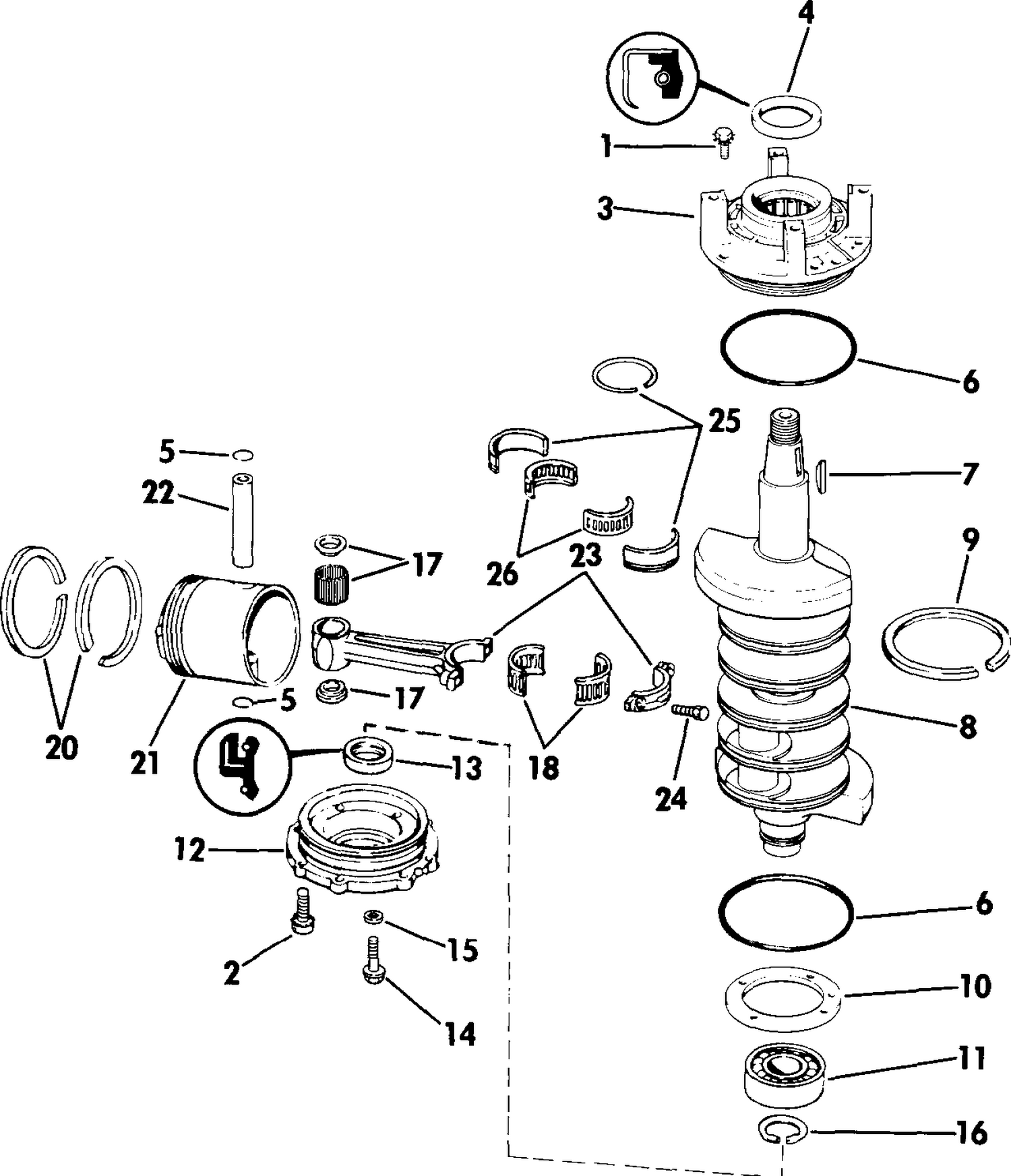 CRANKSHAFT & PISTON
