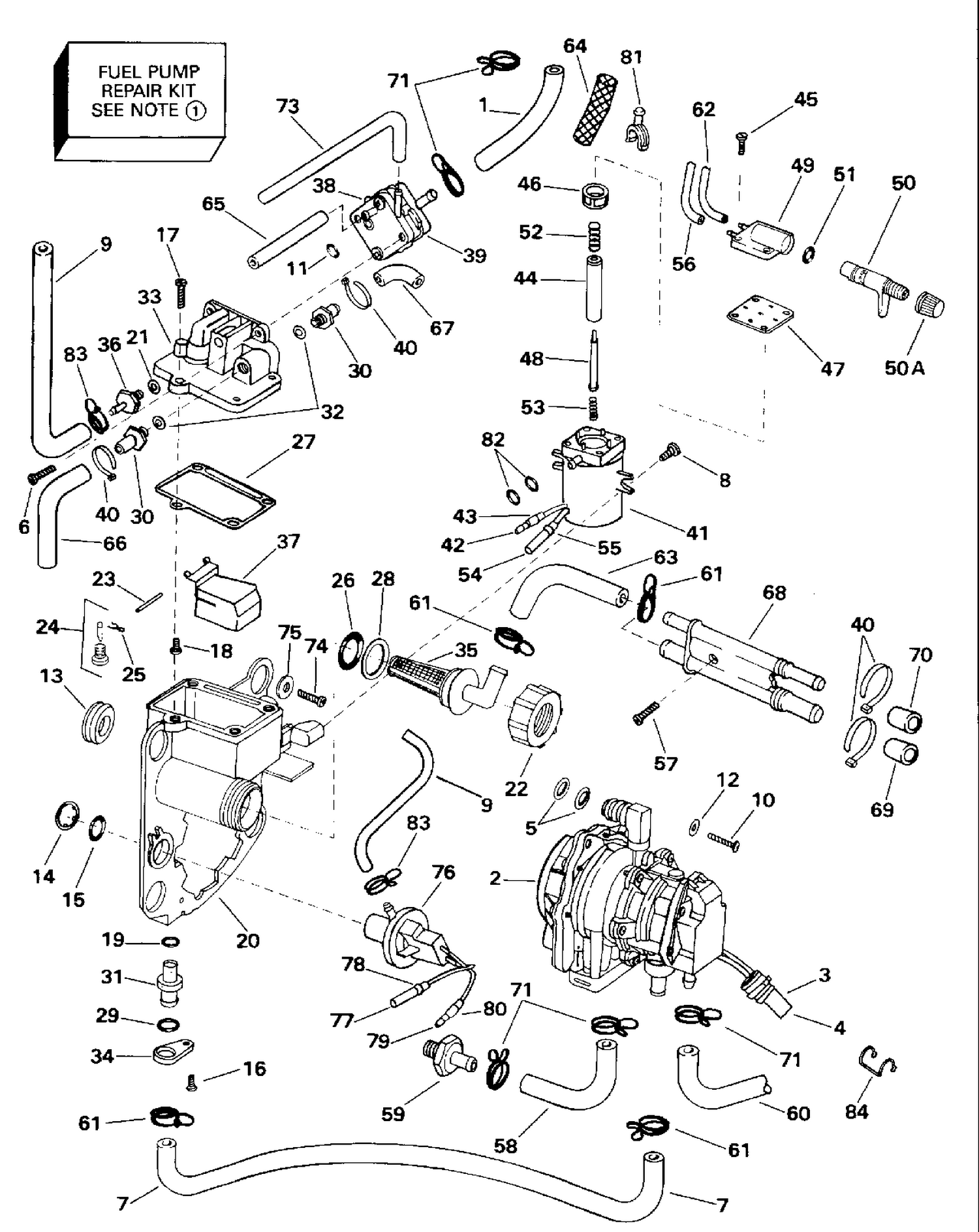 FUEL BRACKET & COMPONENTS