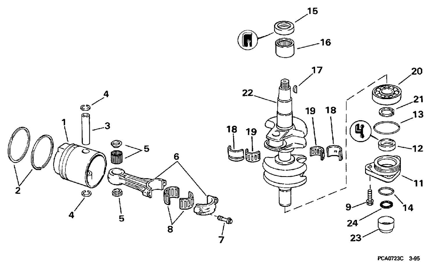 CRANKSHAFT & PISTON
