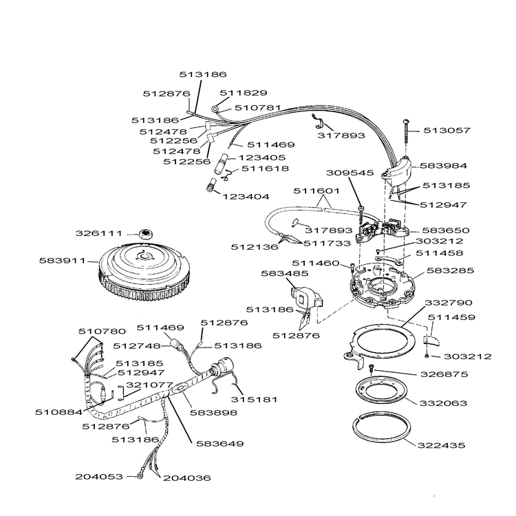 IGNITION SYSTEM - ELECTRIC START (Continued)