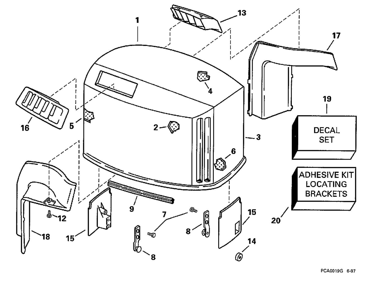 ENGINE COVER -- EVINRUDE
