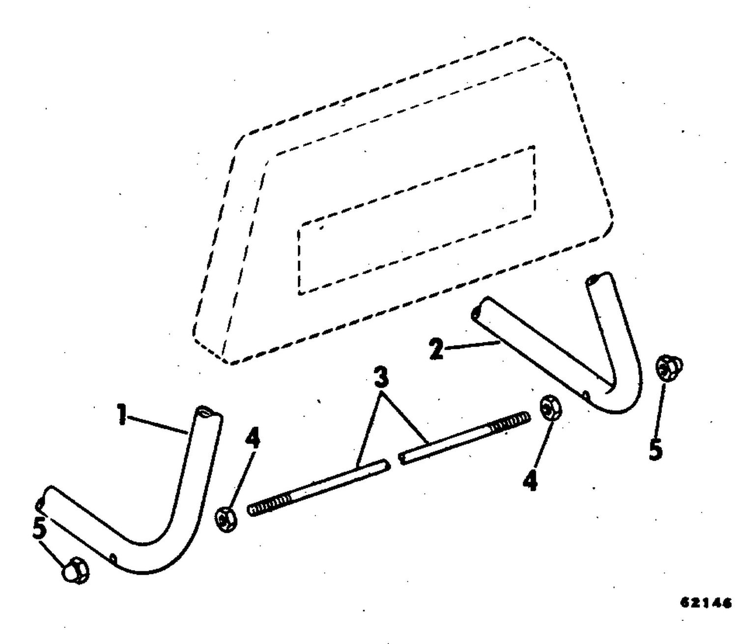 DISPLAY STAND LEG KIT EXTRA LONG TRANSOMS