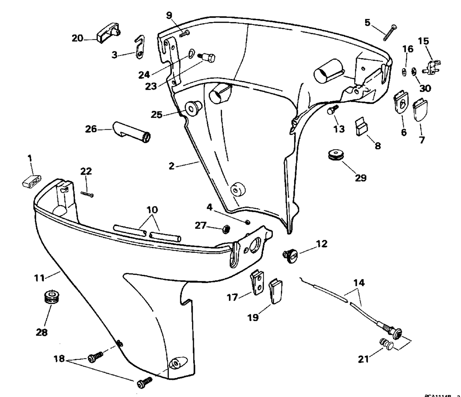 LOWER ENGINE COVER