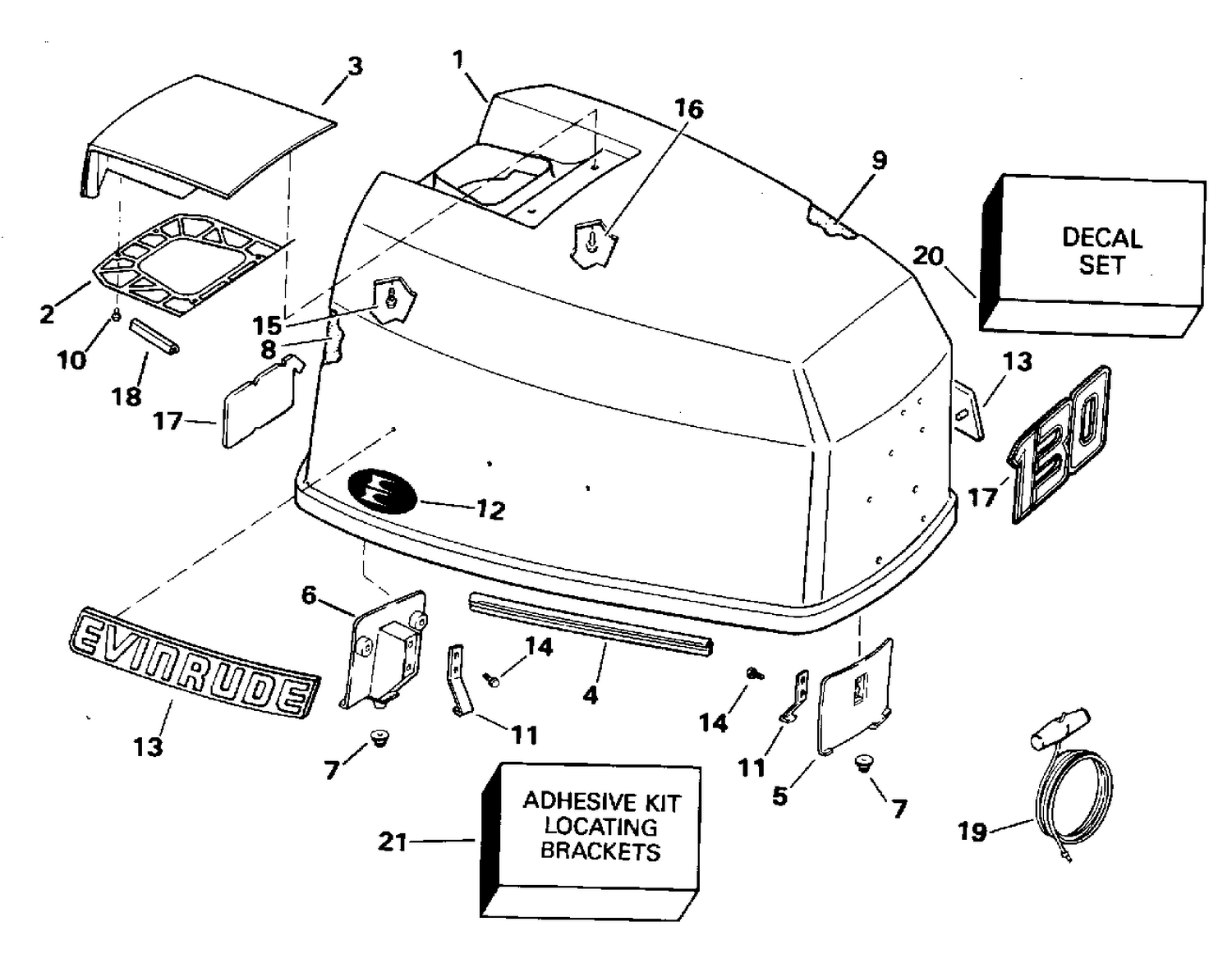 ENGINE COVER - EVINRUDE