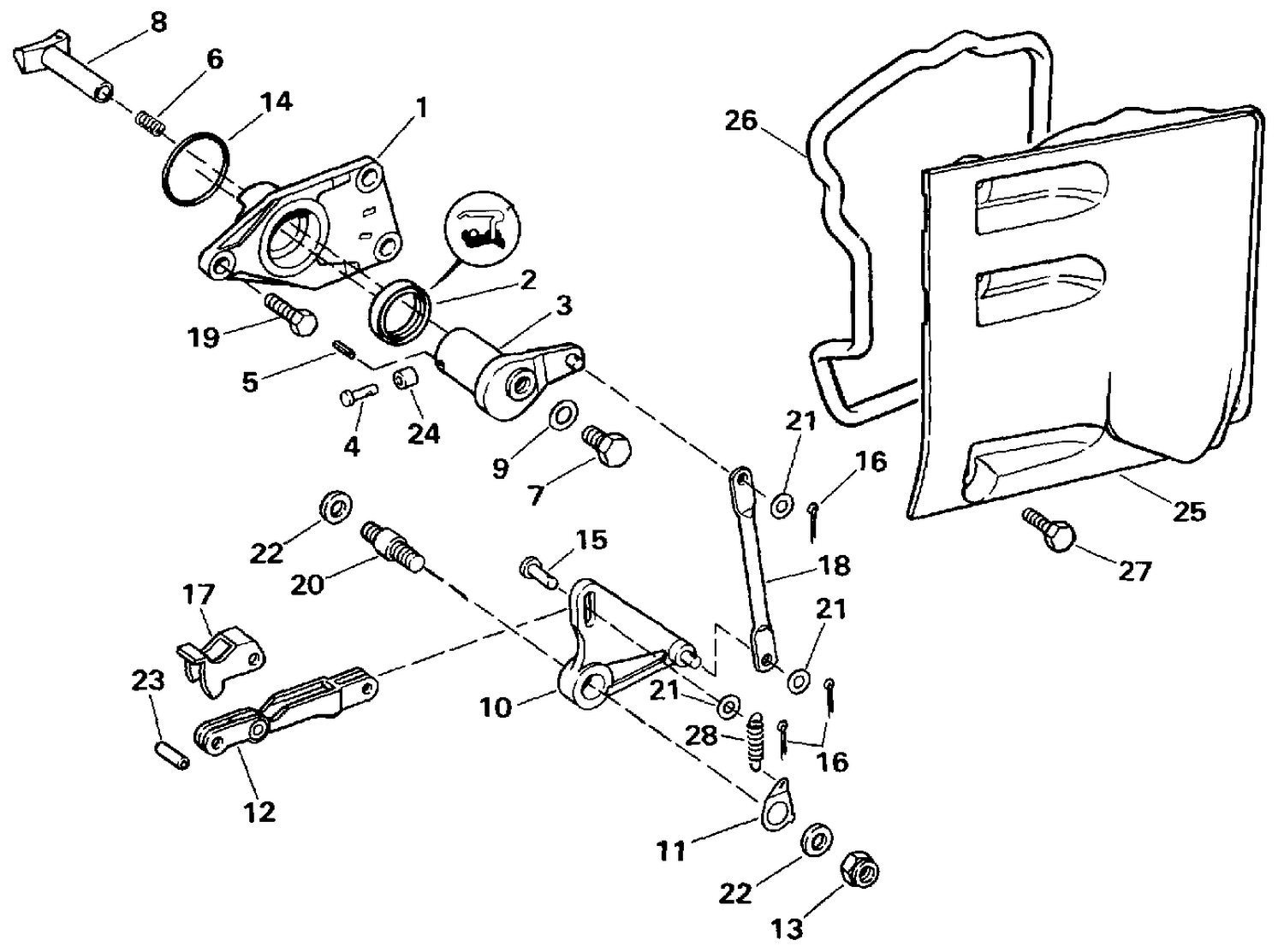 SHIFT - UPPER GEAR HOUSING